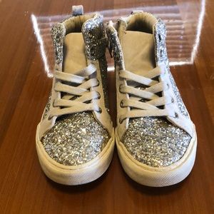 Gap Glitter High Top Sneakers